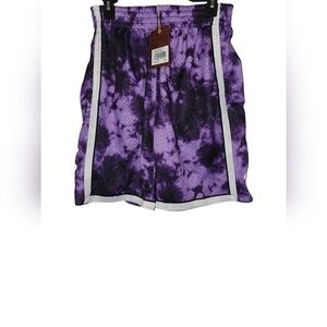 Mitchell and Ness NBA Lakers Galaxy Swingman Shorts 2009 SMSHKM19054-LALPURP09